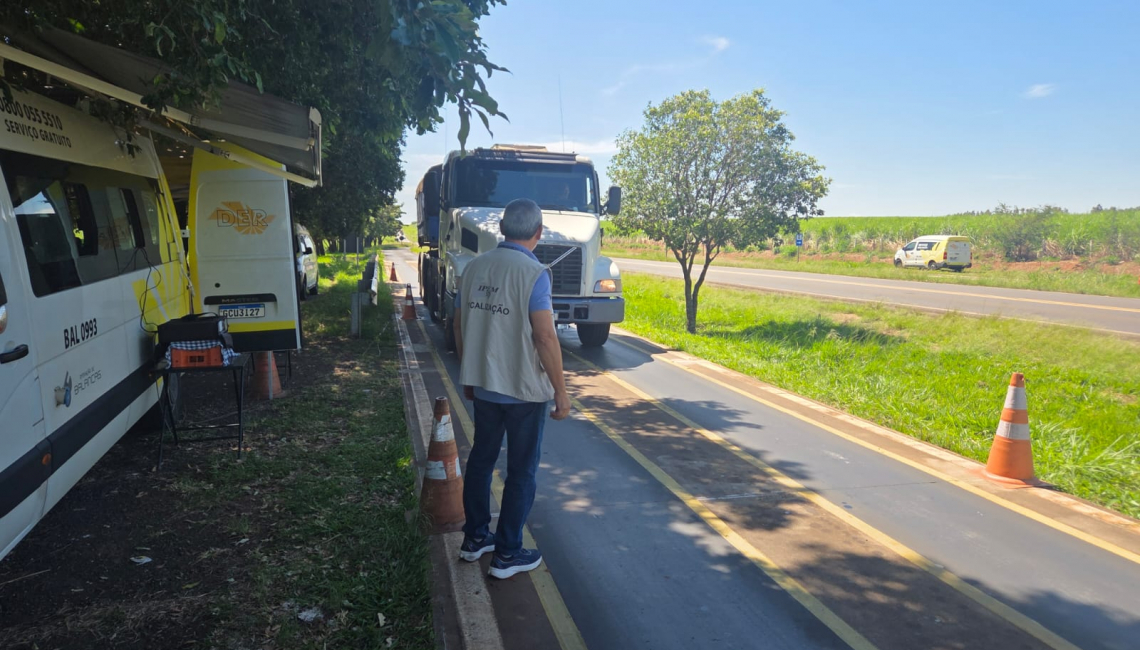 Em Guapiaçu e Ibirá, Ipem-SP verifica balanças dinâmicas nas rodovias SP-425 e SP-379